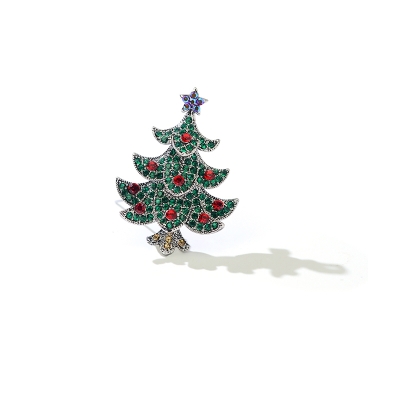 Vánoční brož Swarovski Elements Alberello - vánoční stromek