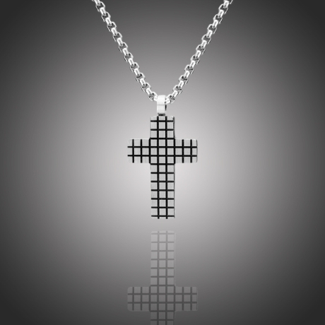 Pánský náhrdelník Tomiaso chirurgická ocel - kříž