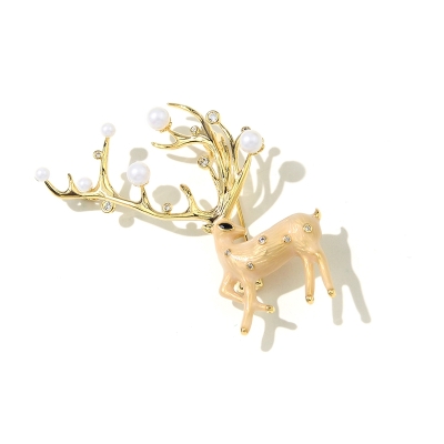 Exkluzivní brož Swarovski Elements Sacred Deer - jelen