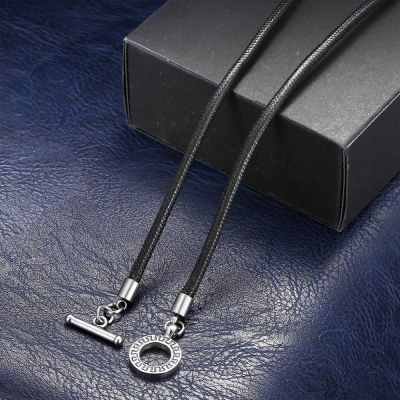 Pánský náhrdelník Fridrich - ocelový přívěsek
