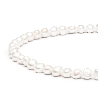 Perlový náhrdelník Francesca - barokní bílá sladkovodní perla