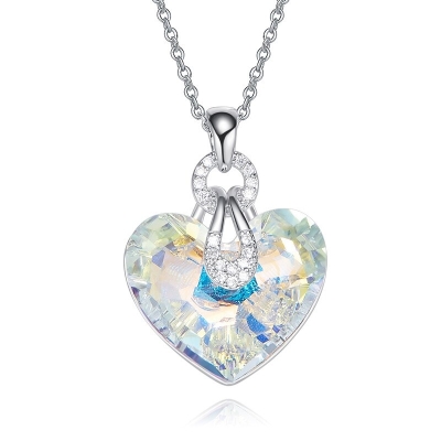 Exkluzivní náhrdelník Swarovski Elements Katherine - srdce