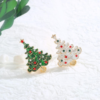 Vánoční brož se zirkony Christmas Tree 3 - vánoční stromeček