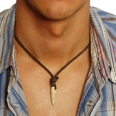 Pánský kožený náhrdelník Jayden - délka až 65 cm