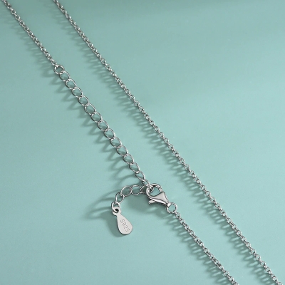 Stříbrný náhrdelník Swarovski Elements Amorino - stříbro 925/1000, srdce