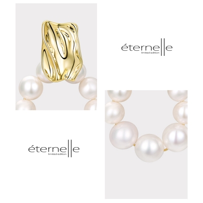 Luxusní perlové náušnice Francesca - sladkovodní perly