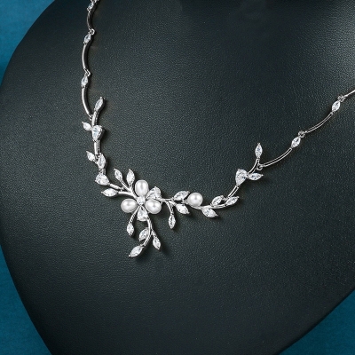 Luxusní perlová souprava šperků Arabela - pravé perly