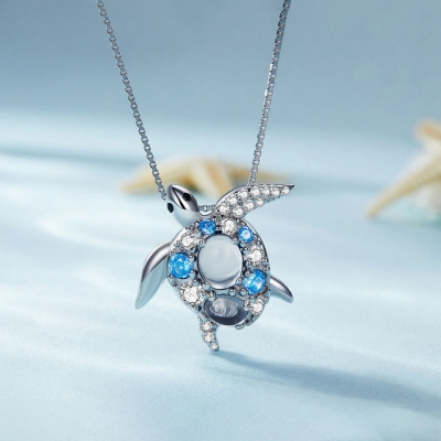 Stříbrný náhrdelník Mořská želva, stříbro 925/1000