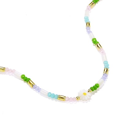 Barevný korálkový náhrdelník Colorful Summer