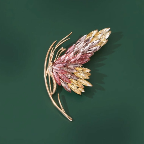 Exkluzivní brož Swarovski Elements Josepha - motýl