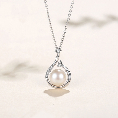 Souprava šperků se sladkovodní perlou Fiorteli, stříbro 925/1000