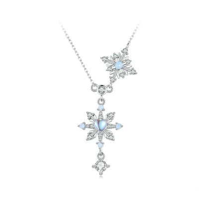 Stříbrný náhrdelník Ledové kouzlo - stříbro 925/1000