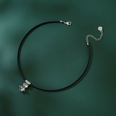 Stříbrný choker náhrdelník se zirkonem Élise - stříbro 925/1000 | JAY