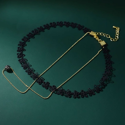 Dvojitý choker náhrdelník Danae | JAY