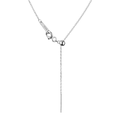 Stříbrný náhrdelník s černým onyxem - stříbro 925/1000