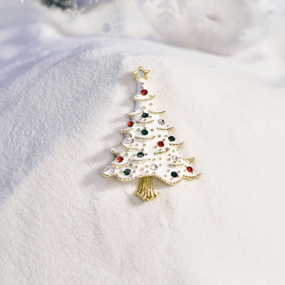 Vánoční brož Christmas Tree - vánoční stromeček