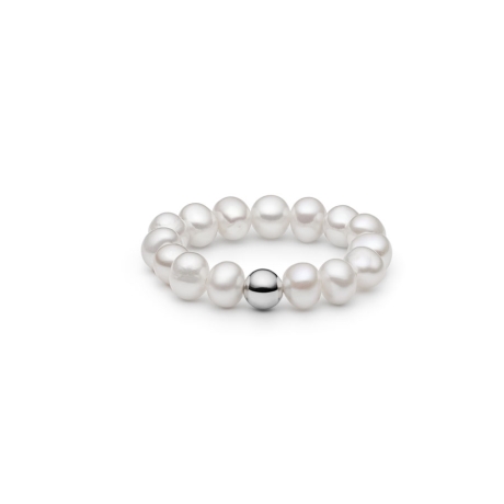 Perlový prsten Elise, stříbro 925/1000 | Gaura Pearls