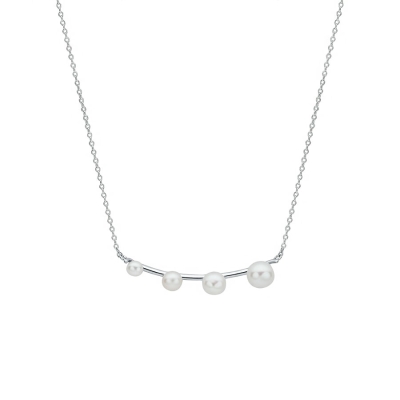 Stříbrný náhrdelník se sladkovodní perlou Lena | Gaura Pearls