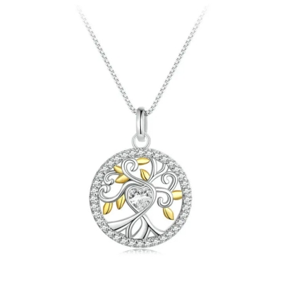 Luxusní stříbrný náhrdelník Strom života - stříbro 925/1000
