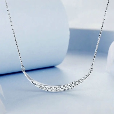 Stříbrný náhrdelník Dolores - stříbro 925/1000, zirkon