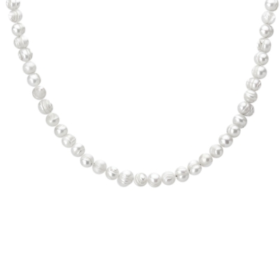 Pánský perlový náhrdelník Giorgio - 6 mm perla | Manoki