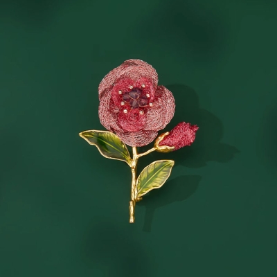 Luxusní brož Rododendron | Éternelle